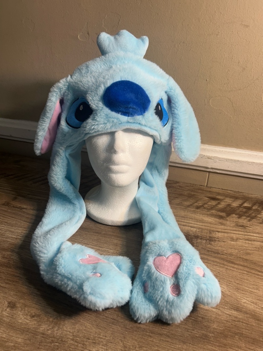 Disney Stitch Plush Hat Interactive Moving Ears Lilo & Stitch